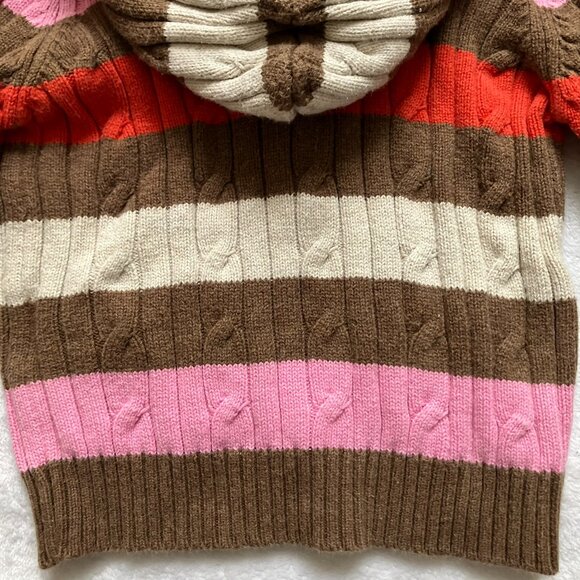 Tommy Hilfiger Baby 6-9M Striped Hooded Sweater | 100% Cotton Knit | VGUC - Picture 15 of 16